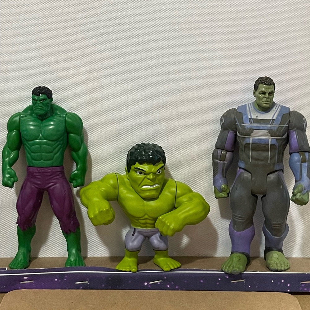 Marvel hasbro jada die cast INCREDIBLE HULK LOT IF 3x